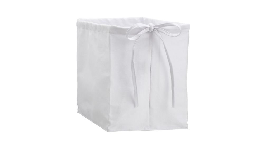 Funda Blanca para Canasta Grande - cratebarrelpe