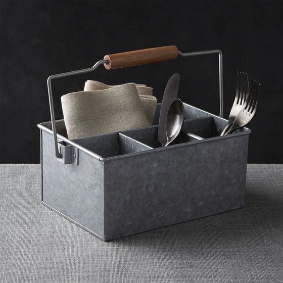 Organizador-de-Cubiertos-Galvanizado