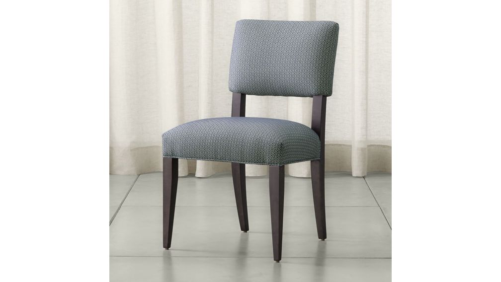 Silla Tapizada De Azul Cody Comedor Cratebarrelpe Marino kiZOPXTu