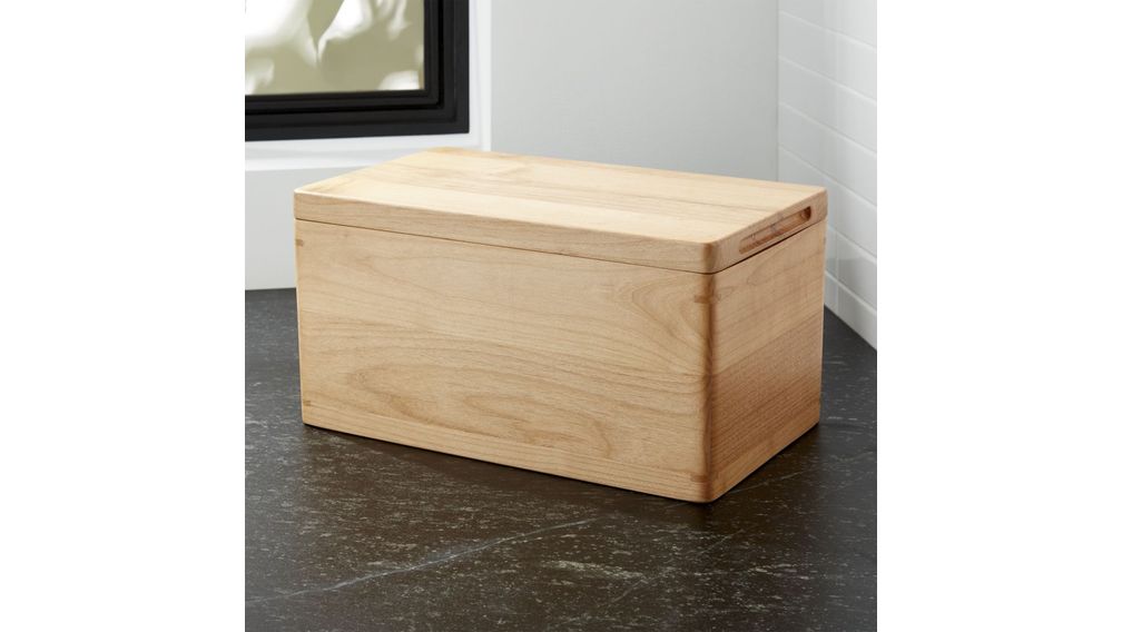 Caja para Pan de Madera Carter - cratebarrelpe