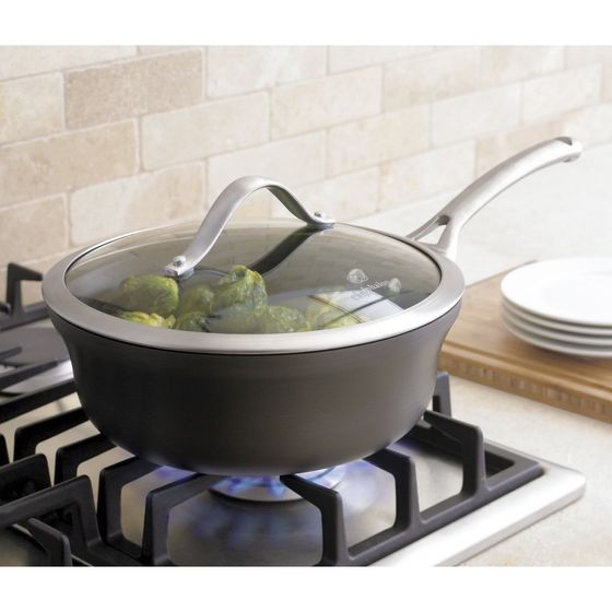 Cacerola Baja Antiadherente con Tapa Calphalon Contemporary ™ 2.3 l