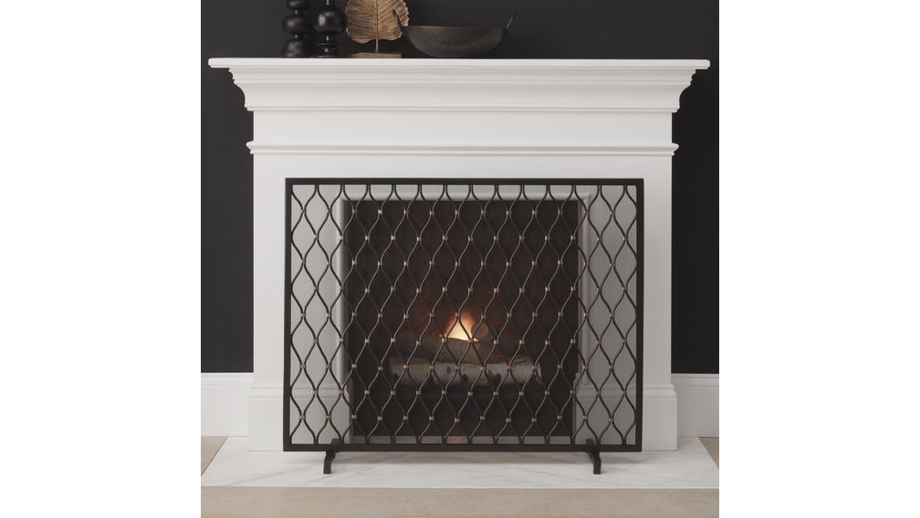 Pantalla para Chimenea Corbett Bronce - cratebarrelpe