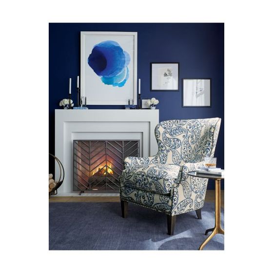 Pantalla para Chimenea de Laton Chevron - cratebarrelpe