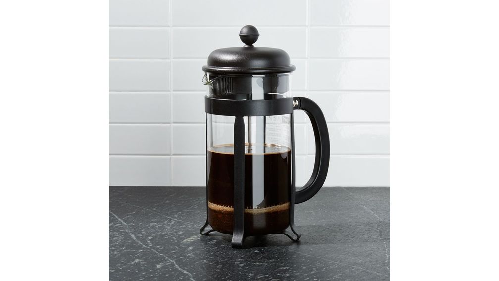 Prensa Francesa para 8 tazas Bodum Negro Java - cratebarrelpe