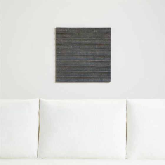 Arte Para Pared De Piedra Pintatubo Gris Cratebarrelpe