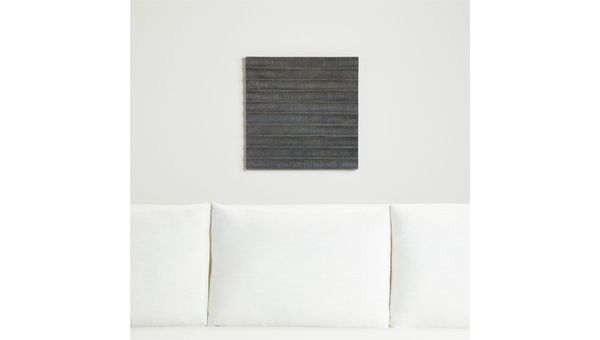 Arte Para Pared De Piedra Pintatubo Gris Cratebarrelpe